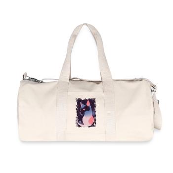 Mystic Cat - Recycled Canvas Sports Bag by Stanley/Stella - natural - Front