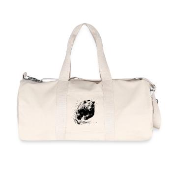 Cerclage - Sac de sport en toile recyclée Stanley/Stella - blanc naturel - Devant