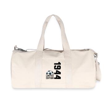 Limited edition football to celebrate 80 years - Recycelte Canvas-Sporttasche von Stanley/Stella - Naturweiß - Vorne