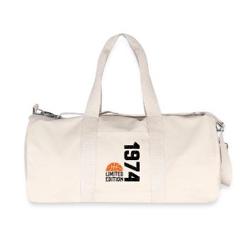 50th Anniversary 1974 Limited Edition Basketball - Recycled Canvas Sports Bag by Stanley/Stella - natural - Front