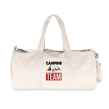 Camping Team - Recycled Canvas Sports Bag by Stanley/Stella - natural - Front