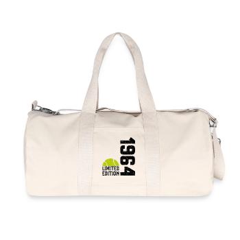 60. Jubiläum 1964 Limited Edition Tennis - Recycelte Canvas-Sporttasche von Stanley/Stella - Naturweiß - Vorne