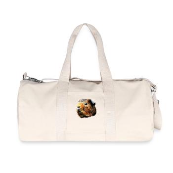 Guinea Pig Rodents Capybara Cute Rodent - Recycled Canvas Sports Bag by Stanley/Stella - natural - Front