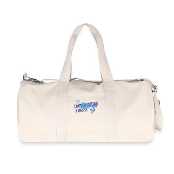 Limited Edition 1963 Birthday Born 1963 - Recycled Canvas Sports Bag by Stanley/Stella - natural - Front
