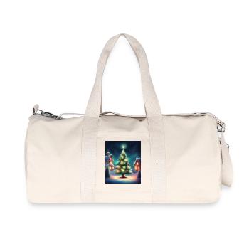 Santa Claus village - Recycled Canvas Sports Bag by Stanley/Stella - natural - Front