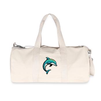 Dolphin - Recycled Canvas Sports Bag by Stanley/Stella - natural - Front