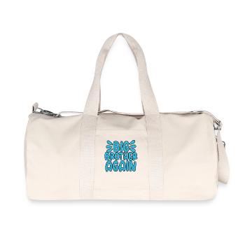 BIG BROTHER AGAIN again big brother - Recycled Canvas Sports Bag by Stanley/Stella - natural - Front