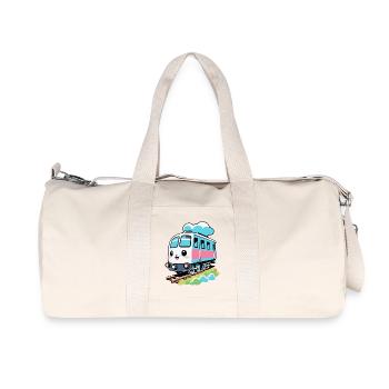 TRAIN MIGNON - Sac de sport en toile recyclée Stanley/Stella - blanc naturel - Devant