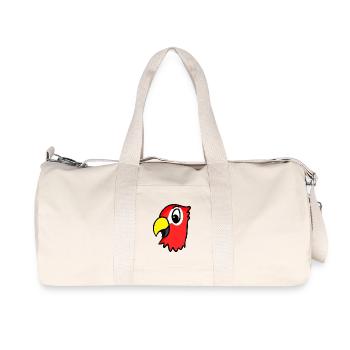 Parrot Head - Recycled Canvas Sports Bag by Stanley/Stella - natural - Front