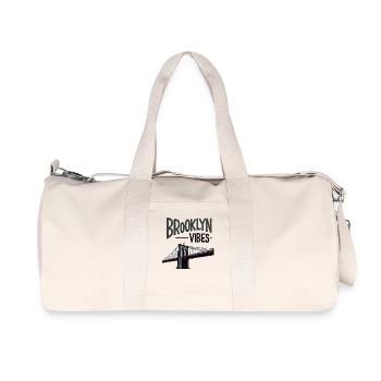 Brooklyn Vibes Bridge New York City New York - Recycled Canvas Sports Bag by Stanley/Stella - natural - Front