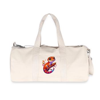 Gecko - Recycelte Canvas-Sporttasche von Stanley/Stella - Naturweiß - Vorne