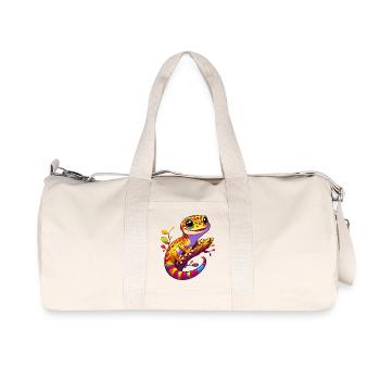 Gecko - Recycelte Canvas-Sporttasche von Stanley/Stella - Naturweiß - Vorne