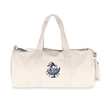 Weihnachten Lustiger Tollpatsch Gans - Recycelte Canvas-Sporttasche von Stanley/Stella - Naturweiß - Vorne