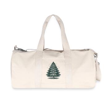 Magical Christmas tree for festive mood - Recycled Canvas Sports Bag by Stanley/Stella - natural - Front