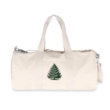 Sapin de Noël - Sac de sport en toile recyclée Stanley/Stella - blanc naturel - Devant