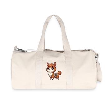 Lama enfant - Sac de sport en toile recyclée Stanley/Stella - blanc naturel - Devant