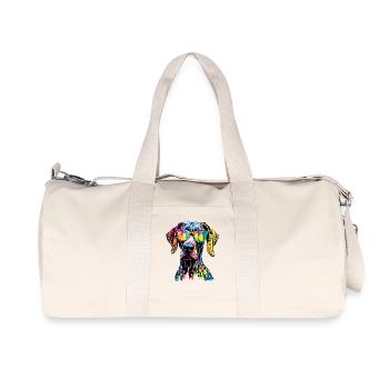 Great Dane Hatz Male Saupacker Great Dane - Recycled Canvas Sports Bag by Stanley/Stella - natural - Front