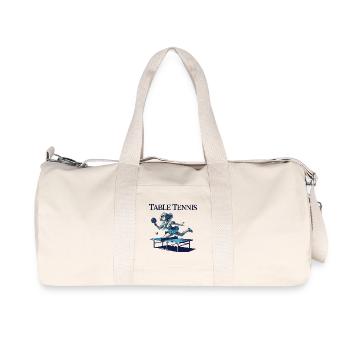 Anime, Rétro, Joueur de tennis de table, Écolière - Sac de sport en toile recyclée Stanley/Stella - blanc naturel - Devant
