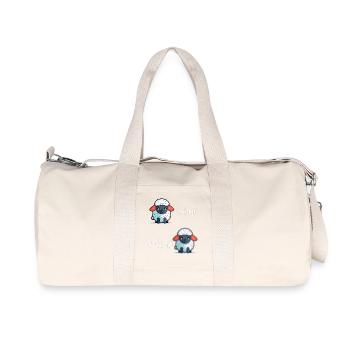 Sheep Sheep Funny Cool Gift - Recycled Canvas Sports Bag by Stanley/Stella - natural - Front