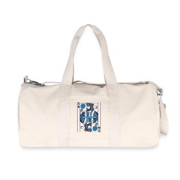 Rétro Jouer Carte Tennis de Table Vintage - Sac de sport en toile recyclée Stanley/Stella - blanc naturel - Devant