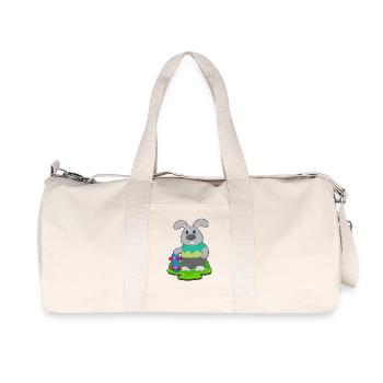 Bunny Skater Skateboard - Sac de sport en toile recyclée Stanley/Stella - blanc naturel - Devant