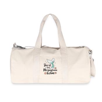 C’est mon costume de sirène - Sac de sport en toile recyclée Stanley/Stella - blanc naturel - Devant