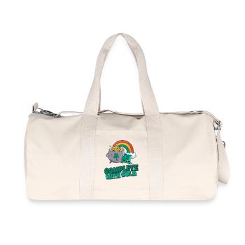 Complete with Gold - Rainbow and Fortune Inspired - Recycled Canvas Sports Bag by Stanley/Stella - natural - Front