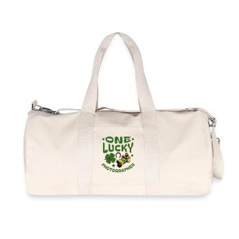 Un photographe chanceux Bonne Saint-Patrick - Sac de sport en toile recyclée Stanley/Stella - blanc naturel - Devant