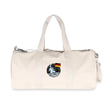 Astronaut Flag Germany - Recycled Canvas Sports Bag by Stanley/Stella - natural - Front