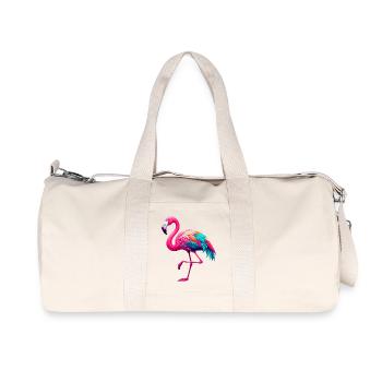 Flamant - Sac de sport en toile recyclée Stanley/Stella - blanc naturel - Devant