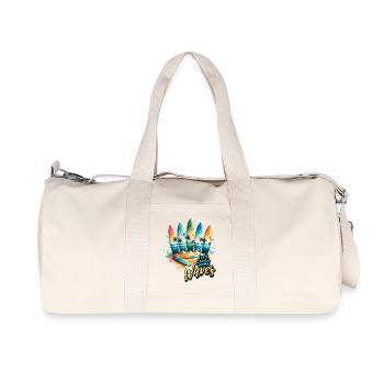 Surfing Surfers - Recycled Canvas Sports Bag by Stanley/Stella - natural - Front