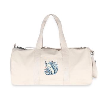 Kitsune Ramen Nudeln Kawaii Japan Retro Ukiyo-e - Recycelte Canvas-Sporttasche von Stanley/Stella - Naturweiß - Vorne