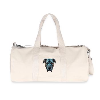 Portrait de chien dogue allemand - Sac de sport en toile recyclée Stanley/Stella - blanc naturel - Devant