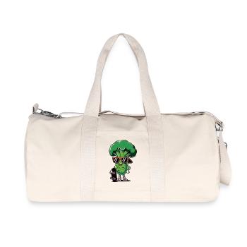 Cool Broccoli Skater Fun - Recycled Canvas Sports Bag by Stanley/Stella - natural - Front