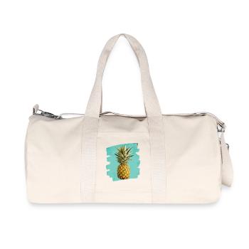 Pineapple - Recycled Canvas Sports Bag by Stanley/Stella - natural - Front