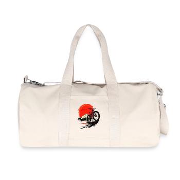 Mountain biking - Recycled Canvas Sports Bag by Stanley/Stella - natural - Front