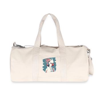 Cockatoo - Recycled Canvas Sports Bag by Stanley/Stella - natural - Front