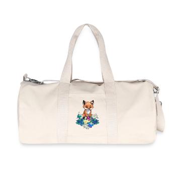Frühling Fuchs Füchse Kinder Kind Tirol Österreich - Recycelte Canvas-Sporttasche von Stanley/Stella - Naturweiß - Vorne