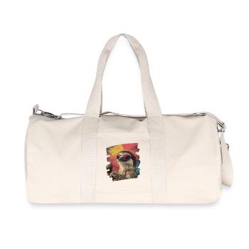 Sloth - Recycled Canvas Sports Bag by Stanley/Stella - natural - Front