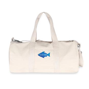 Schwimmender Fisch Poisson nageur - Sac de sport en toile recyclée Stanley/Stella - blanc naturel - Devant