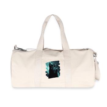 Laponie finlandaise - Sac de sport en toile recyclée Stanley/Stella - blanc naturel - Devant