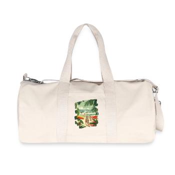 Surfer - Recycelte Canvas-Sporttasche von Stanley/Stella - Naturweiß - Vorne