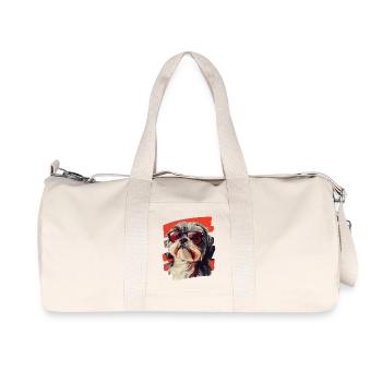 Shih Tzu - Recycled Canvas Sports Bag by Stanley/Stella - natural - Front