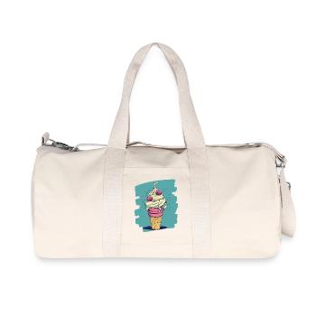 Cream Cream - Recycled Canvas Sports Bag by Stanley/Stella - natural - Front