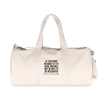 at this point I'm about 97 3 feral and will not be - Recycled Canvas Sports Bag by Stanley/Stella - natural - Front