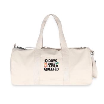 Queef Queen Queefed Humour adulte Queefing - Sac de sport en toile recyclée Stanley/Stella - blanc naturel - Devant