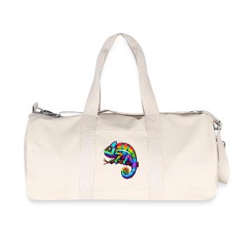 Chamäleon - Recycelte Canvas-Sporttasche von Stanley/Stella - Naturweiß - Vorne