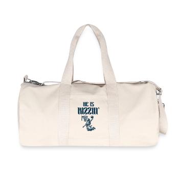 Il est drôle Basketball Rétro Christian - Sac de sport en toile recyclée Stanley/Stella - blanc naturel - Devant