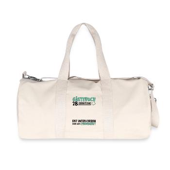Livre d’or 28 Signe d’anniversaire pour enfants - Sac de sport en toile recyclée Stanley/Stella - blanc naturel - Devant
