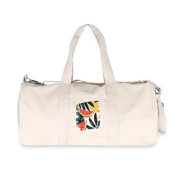 Pastèque d’été et palmiers - Sac de sport en toile recyclée Stanley/Stella - blanc naturel - Devant